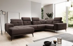 Designer Sofa Nerio mit verstellbarer Kopf- und Rückenlehne