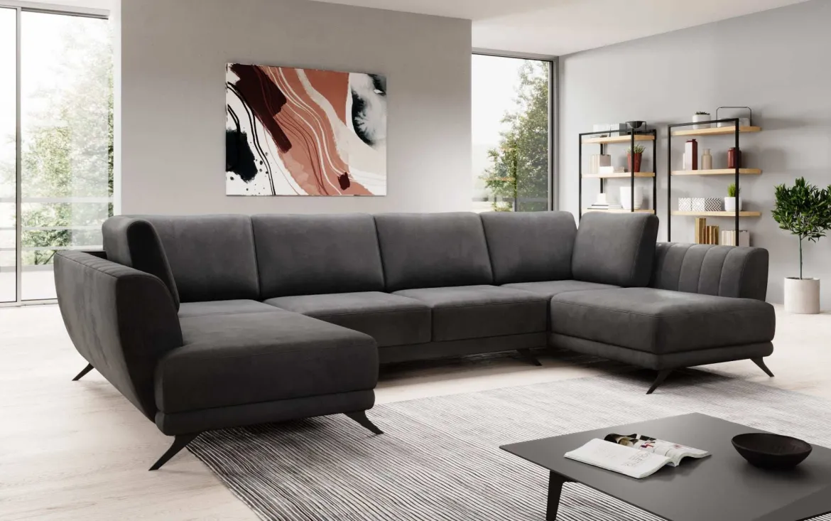 Designer Sofa Nina mit Schlaffunktion
