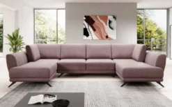 Designer Sofa Nina mit Schlaffunktion