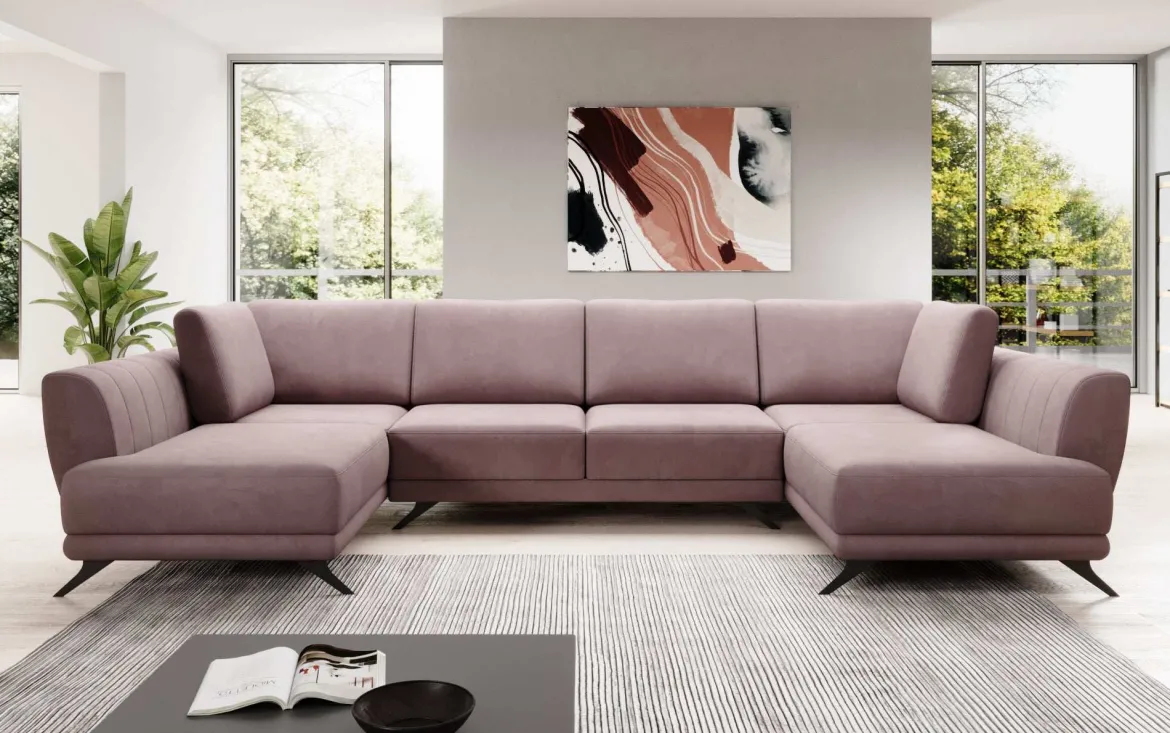 Designer Sofa Nina mit Schlaffunktion
