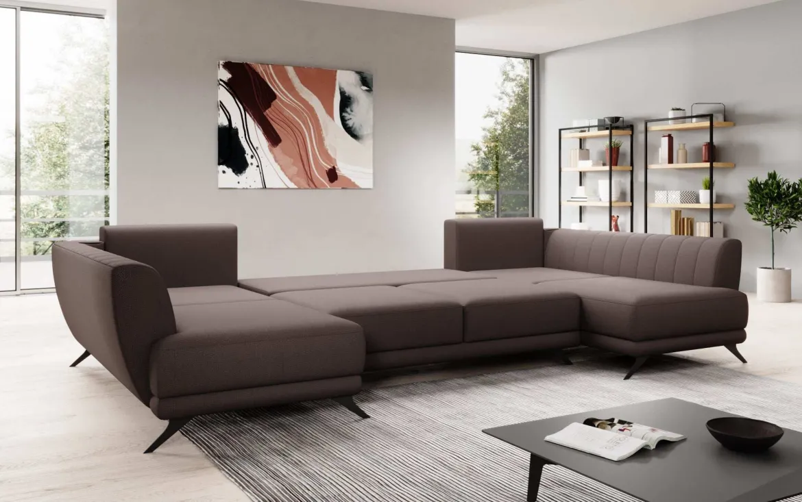 Designer Sofa Nina mit Schlaffunktion