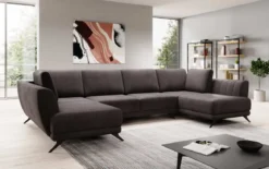 Designer Sofa Nina mit Schlaffunktion
