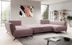 Designer Sofa Nina mit Schlaffunktion