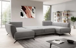 Designer Sofa Nina mit Schlaffunktion