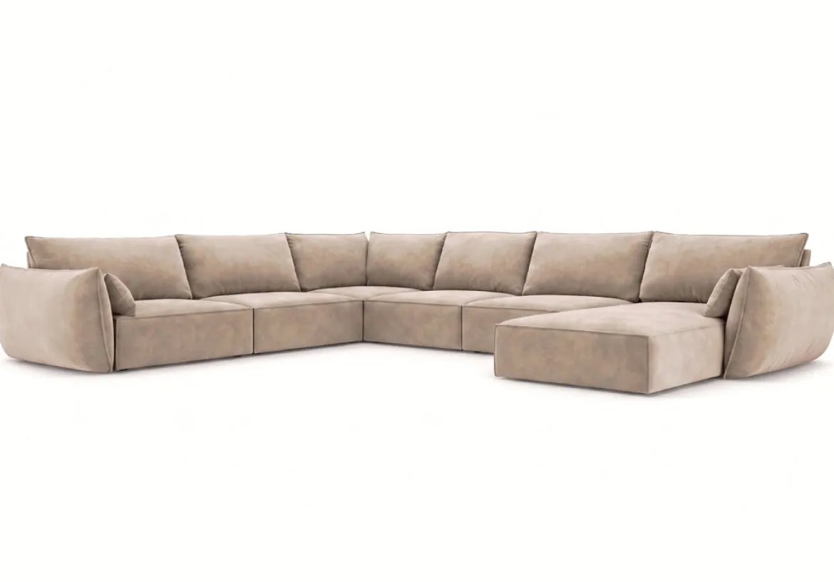 Designer Sofa Nuvola U in Samt