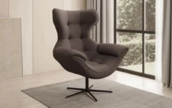Designer Sofa-Sessel Aurelio in Stoff