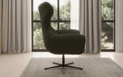 Designer Sofa-Sessel Aurelio in Bouclé