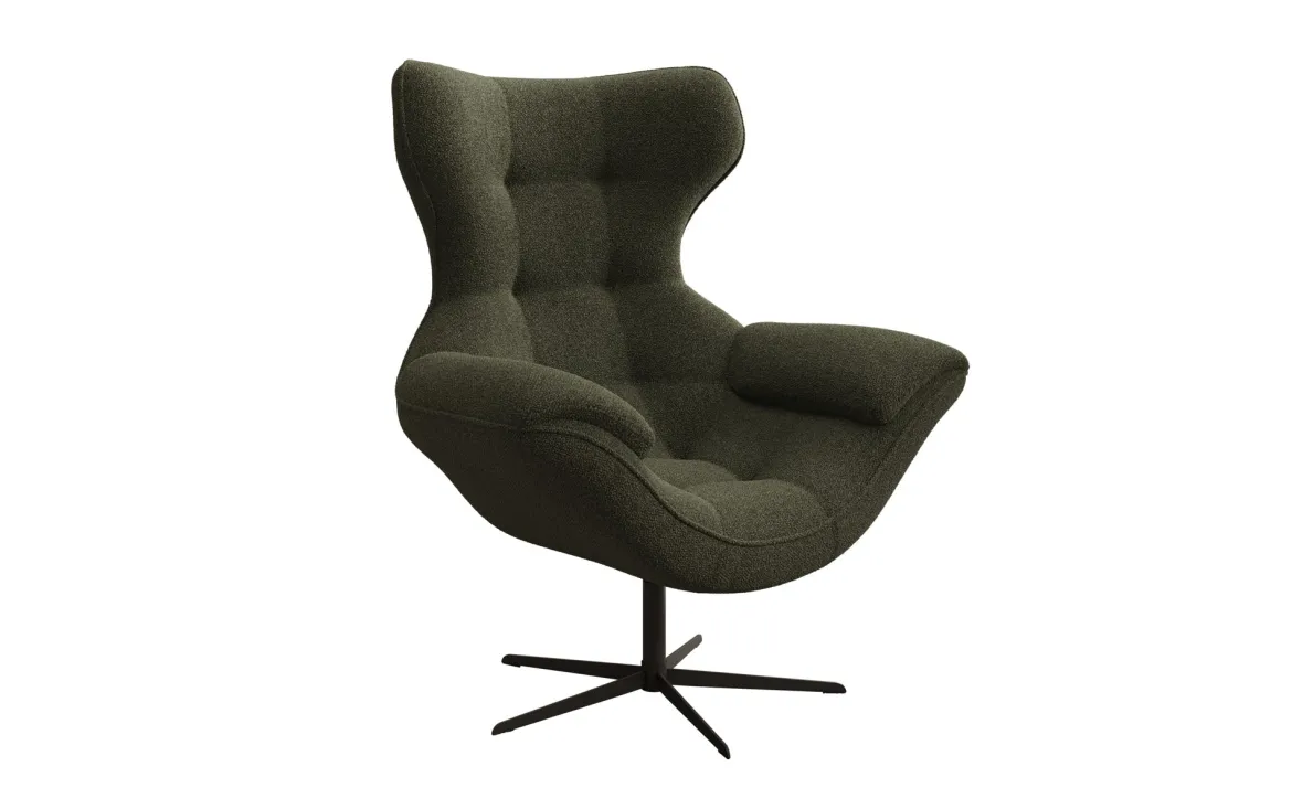 Designer Sofa-Sessel Aurelio in Bouclé
