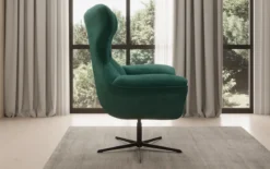 Designer Sofa-Sessel Aurelio in Samt