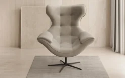Designer Sofa-Sessel Aurelio in Samt