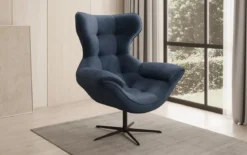 Designer Sofa-Sessel Aurelio in Samt
