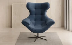 Designer Sofa-Sessel Aurelio in Samt
