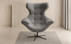 Designer Sofa-Sessel Aurelio in Samt