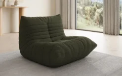 Designer Sofa-Sessel Calmo in Teddy Bouclé