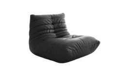 Designer Sofa-Sessel Calmo in Echtleder