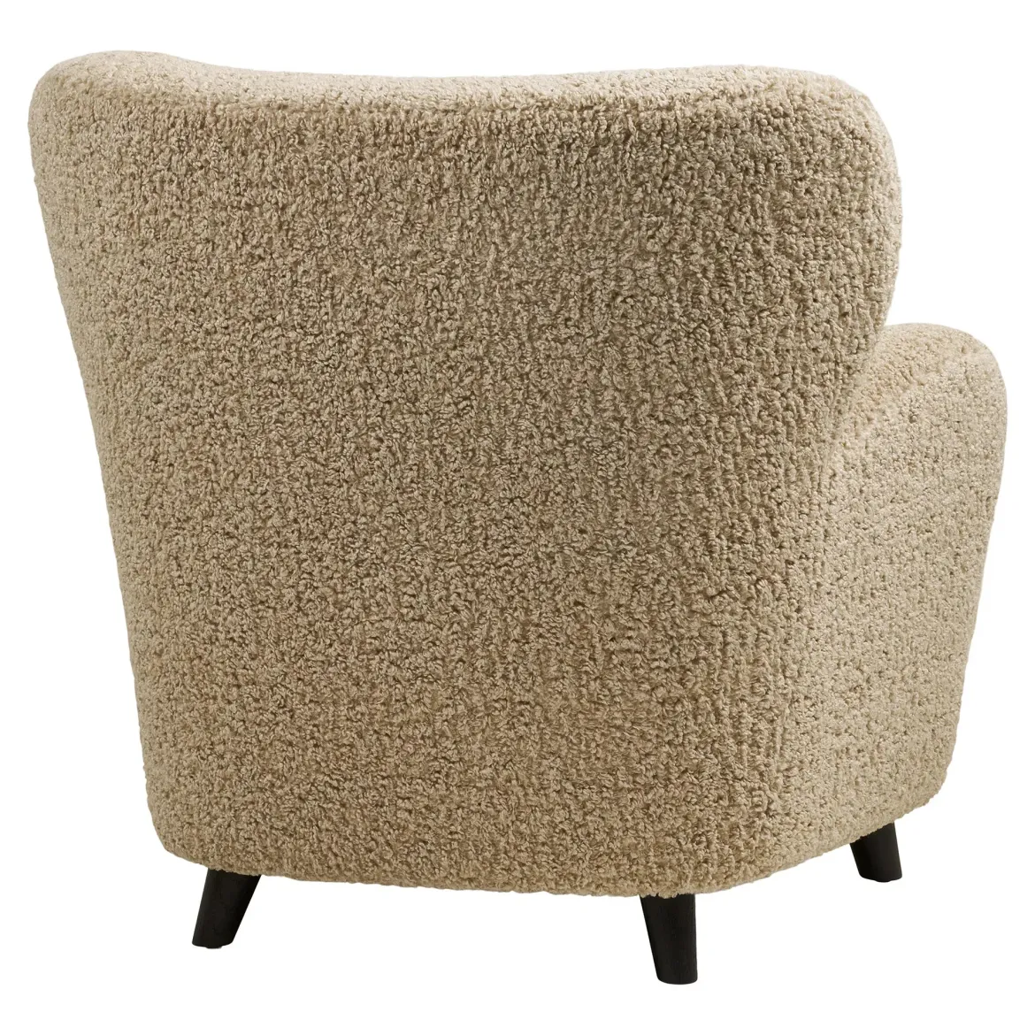 Designer Sofa-Sessel Hudson in Beige Bouclé