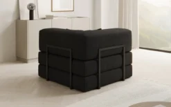 Designer Sofa-Sessel Lazy in Bouclé