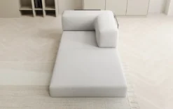 Designer Sofa-Sessel Lazy in Bouclé