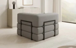 Designer Sofa-Sessel Lazy in Bouclé