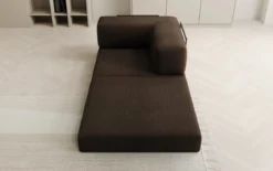 Designer Sofa-Sessel Lazy in Bouclé