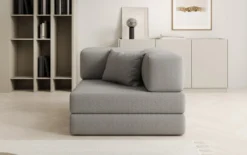 Designer Sofa-Sessel Lazy in Bouclé
