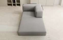 Designer Sofa-Sessel Lazy in Bouclé