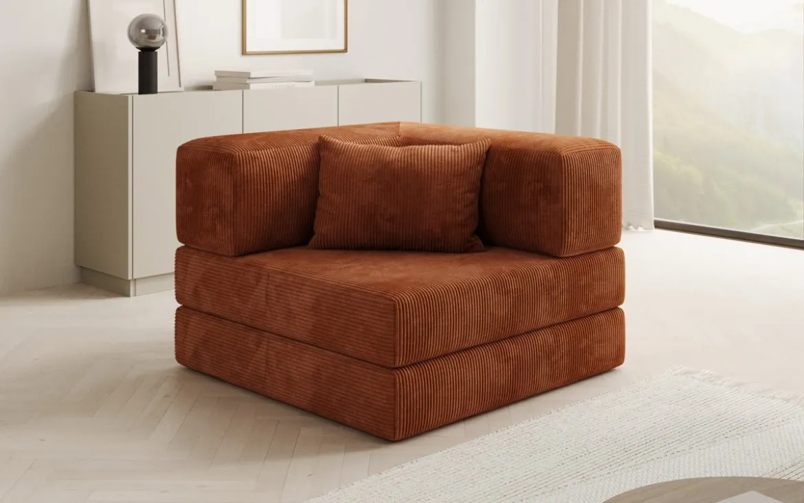 Designer Sofa-Sessel Lazy in Cord