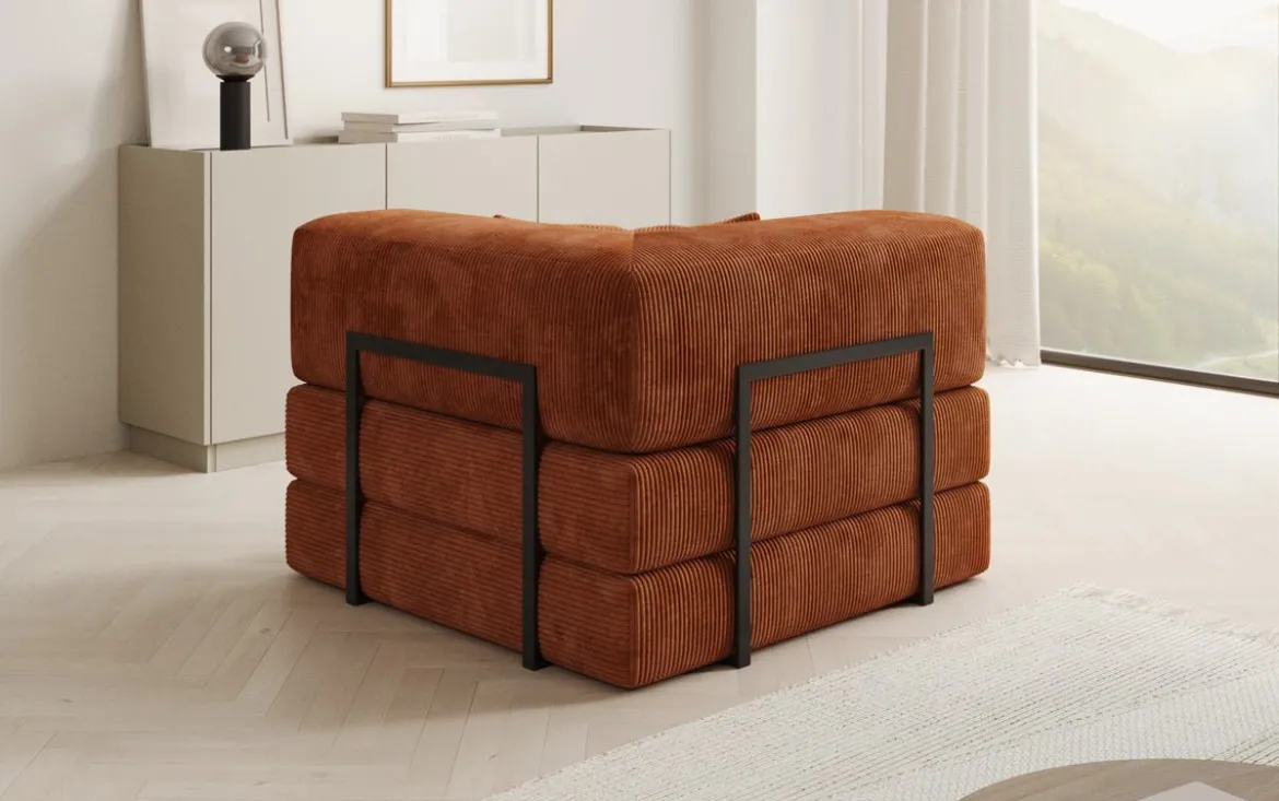 Designer Sofa-Sessel Lazy in Cord