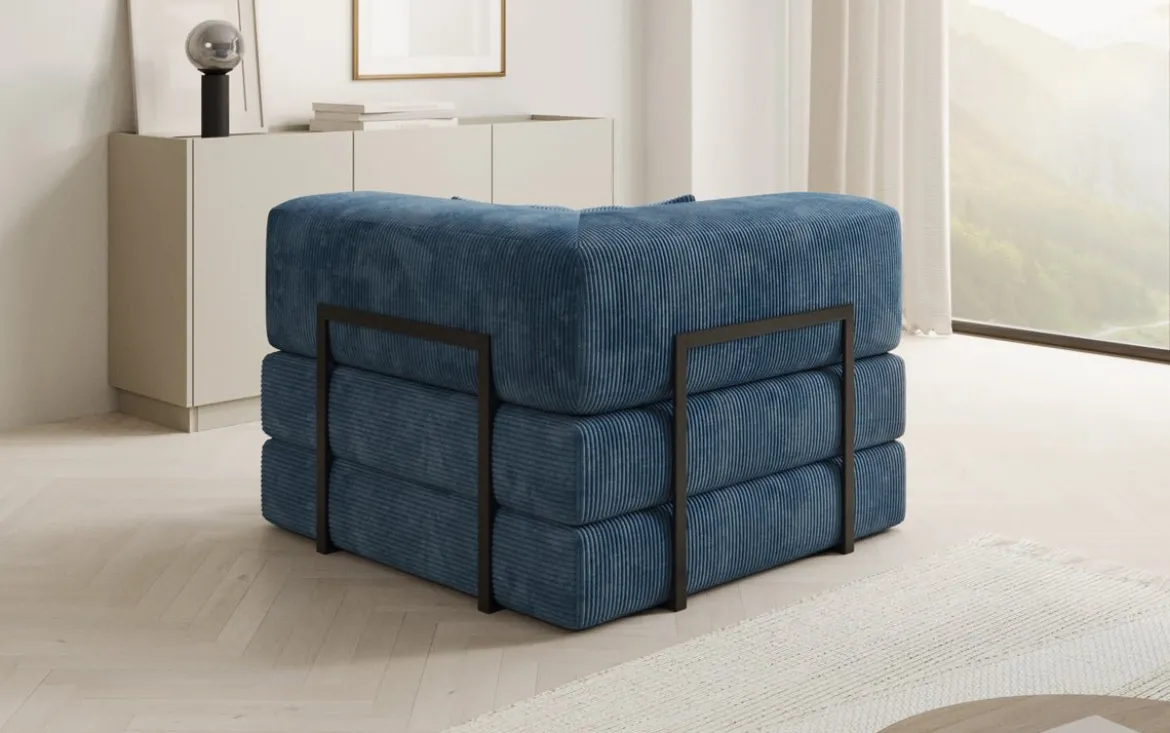 Designer Sofa-Sessel Lazy in Cord