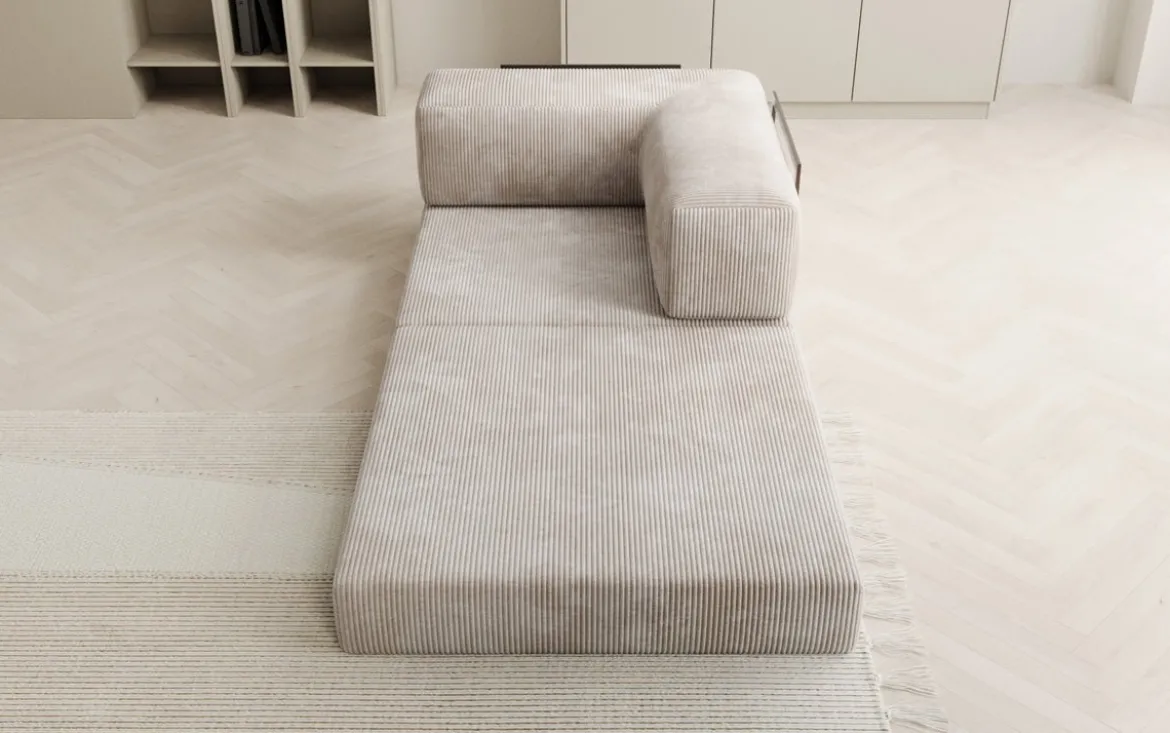 Designer Sofa-Sessel Lazy in Cord
