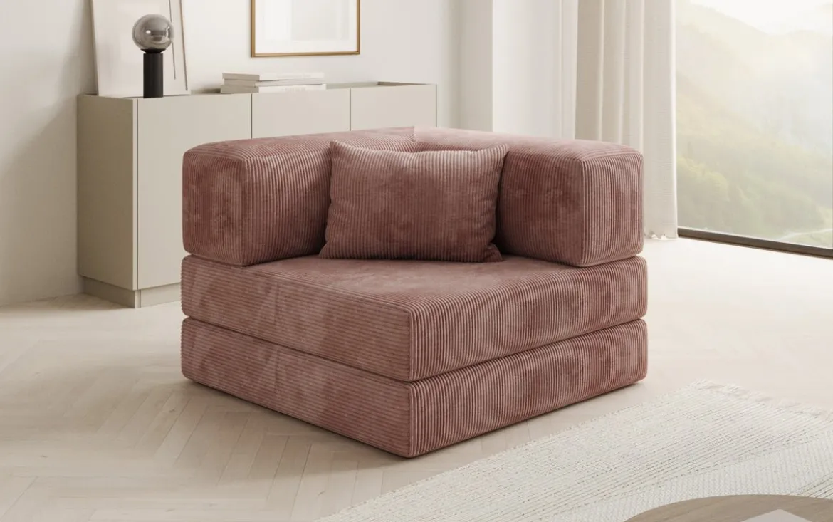Designer Sofa-Sessel Lazy in Cord