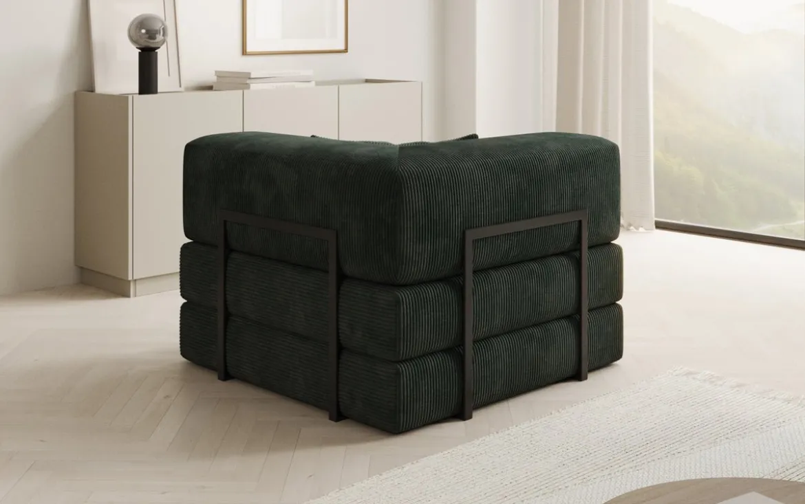 Designer Sofa-Sessel Lazy in Cord