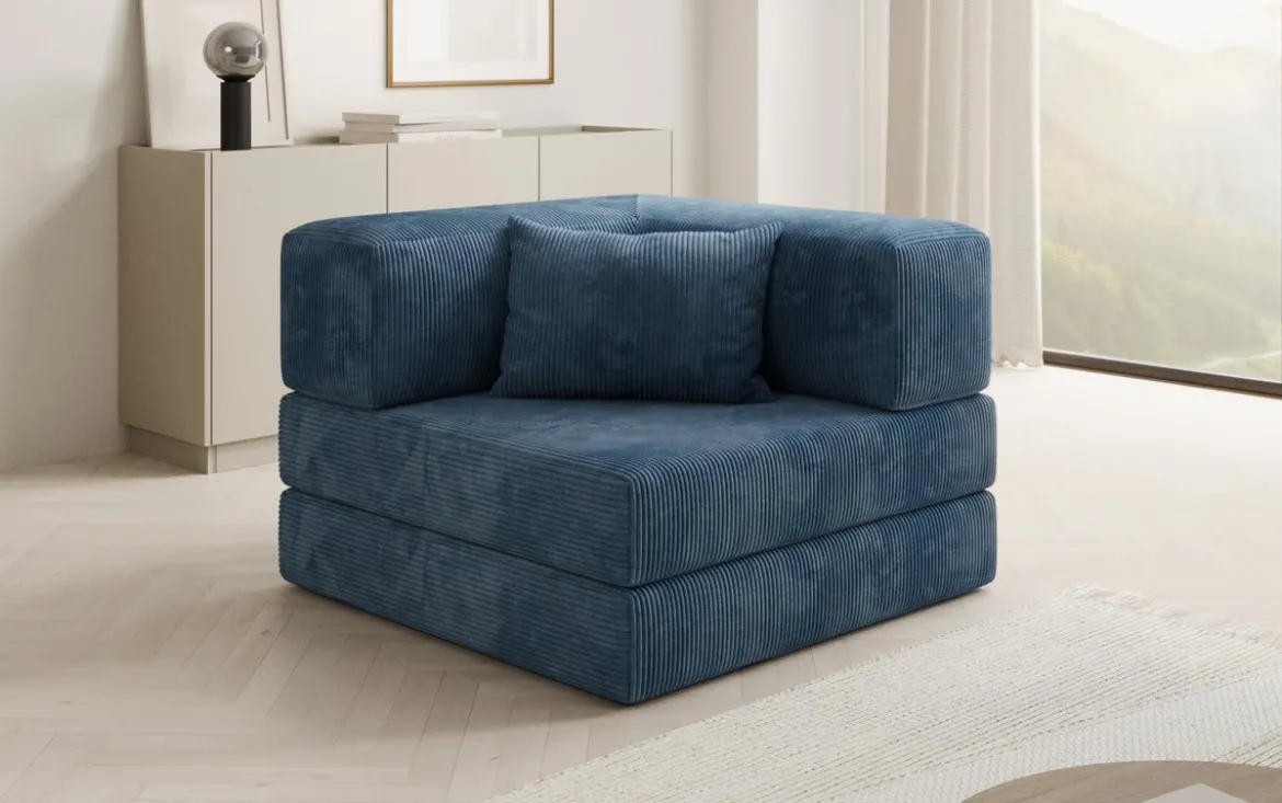 Designer Sofa-Sessel Lazy in Cord