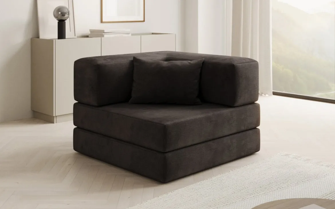 Designer Sofa-Sessel Lazy in Samt