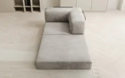 Designer Sofa-Sessel Lazy in Samt