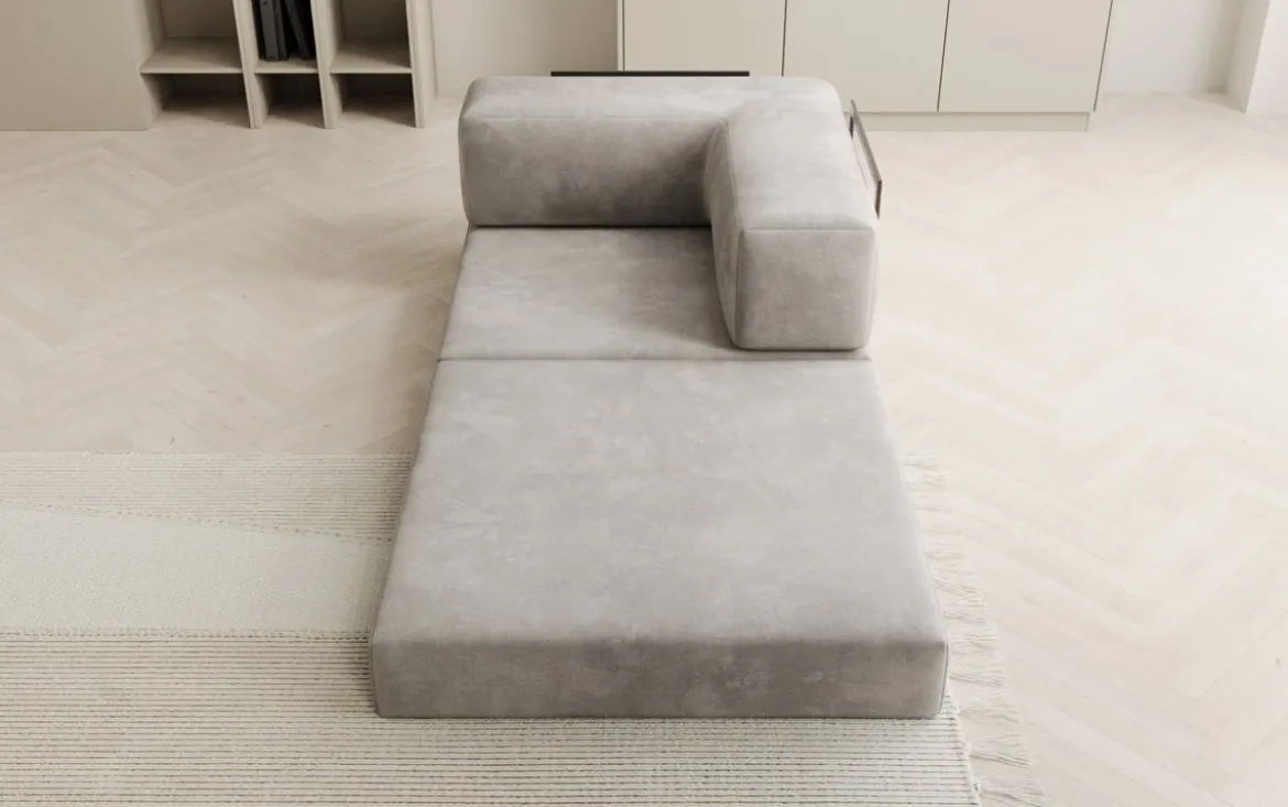 Designer Sofa-Sessel Lazy in Samt