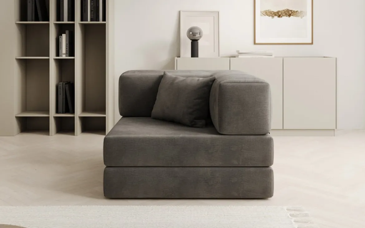 Designer Sofa-Sessel Lazy in Samt