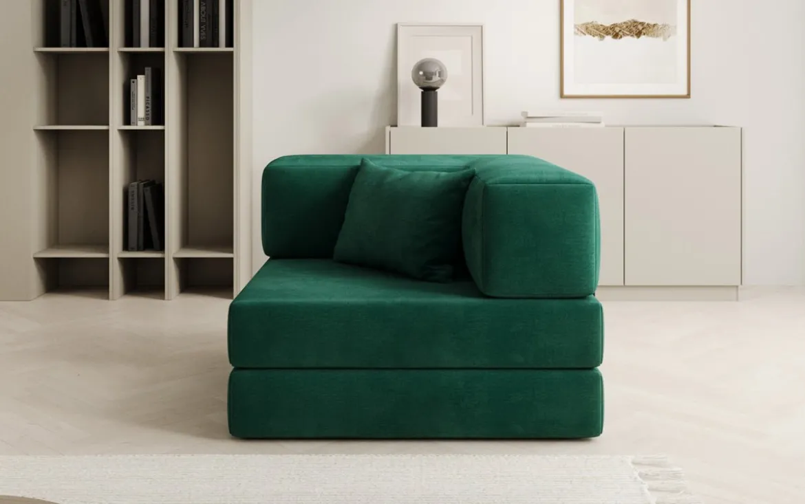 Designer Sofa-Sessel Lazy in Samt