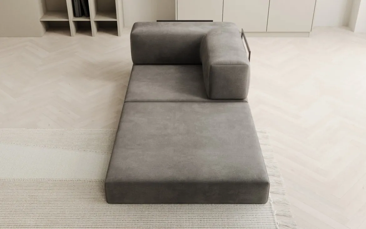 Designer Sofa-Sessel Lazy in Samt