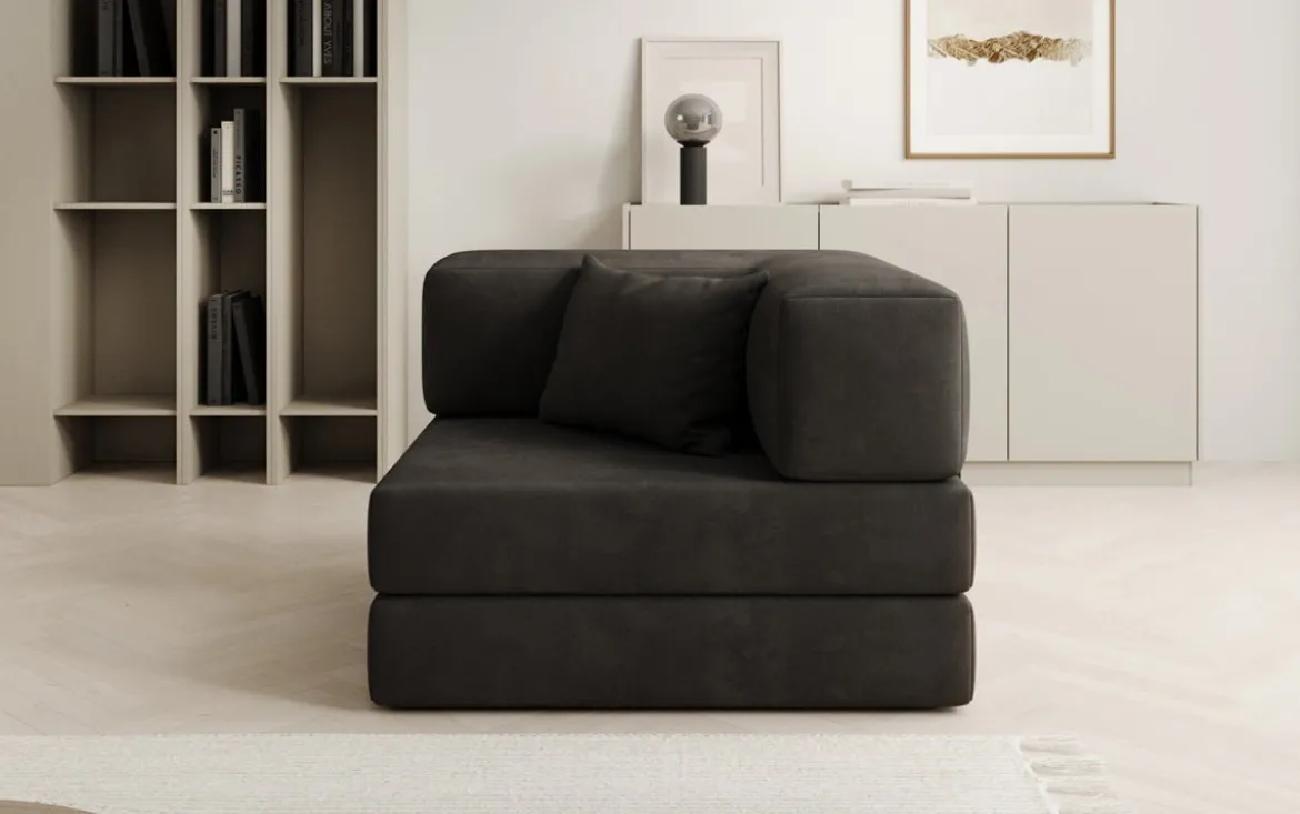 Designer Sofa-Sessel Lazy in Samt