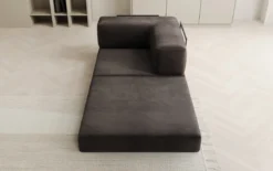 Designer Sofa-Sessel Lazy in Samt