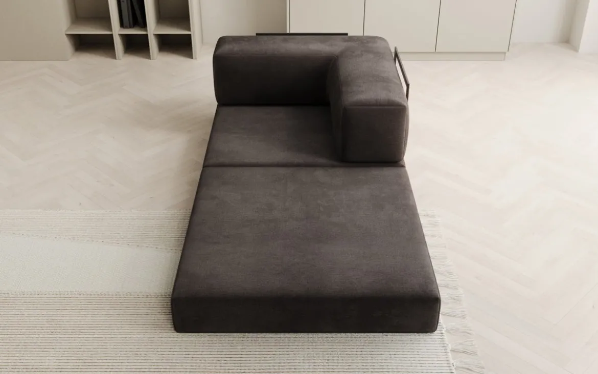 Designer Sofa-Sessel Lazy in Samt
