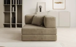 Designer Sofa-Sessel Lazy in Samt