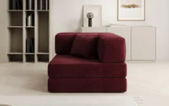 Designer Sofa-Sessel Lazy in Samt