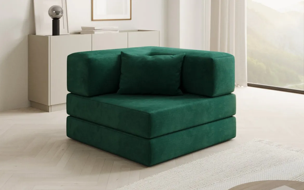 Designer Sofa-Sessel Lazy in Samt