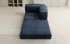 Designer Sofa-Sessel Lazy in Samt