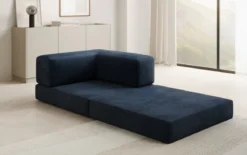 Designer Sofa-Sessel Lazy in Samt