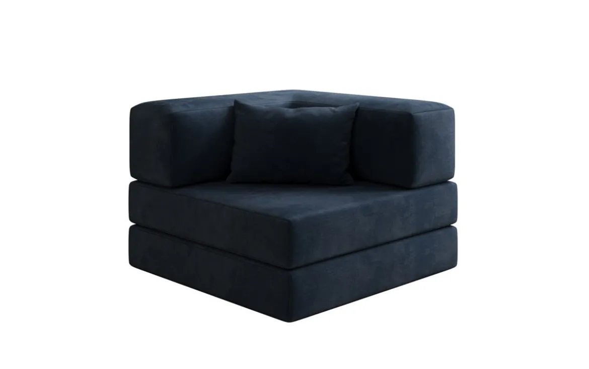 Designer Sofa-Sessel Lazy in Samt