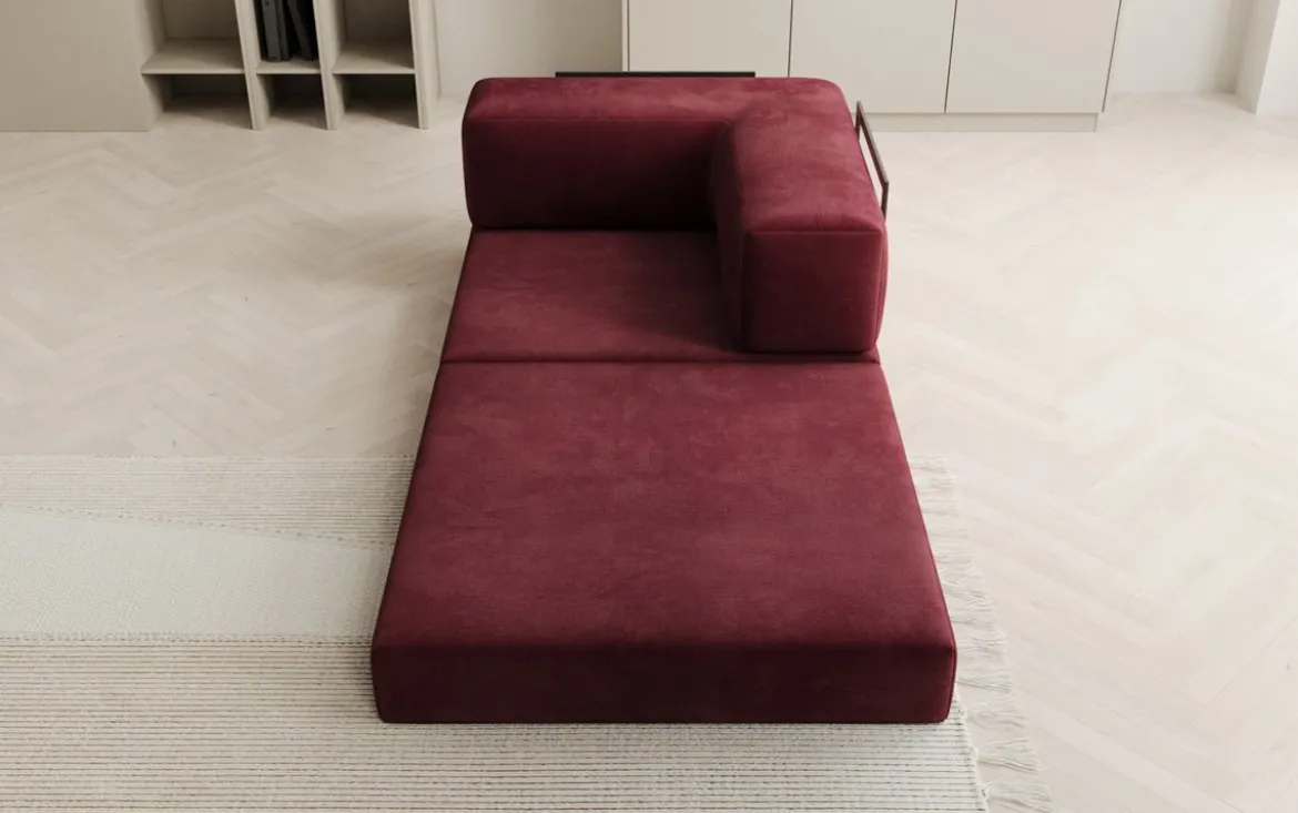 Designer Sofa-Sessel Lazy in Samt