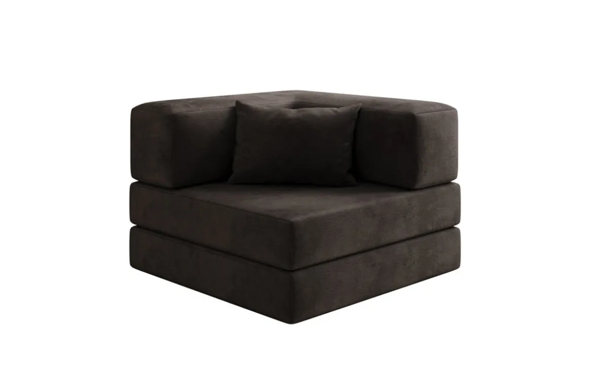 Designer Sofa-Sessel Lazy in Samt